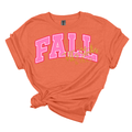Fall Pink Varsity Letters