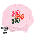 Ho Ho Ho Gold Glitter Splatter Youth
