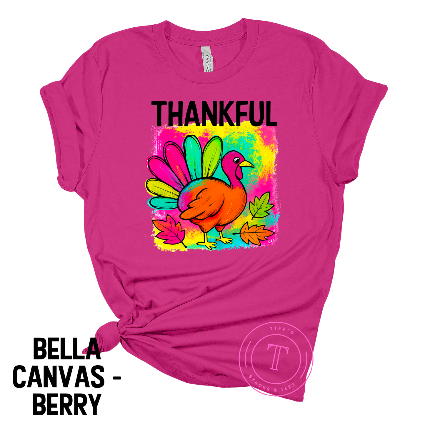 Thankful Neon Turkey Youth