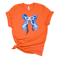 Grizzlies Preppy Coquette Bow w/ Pearls
