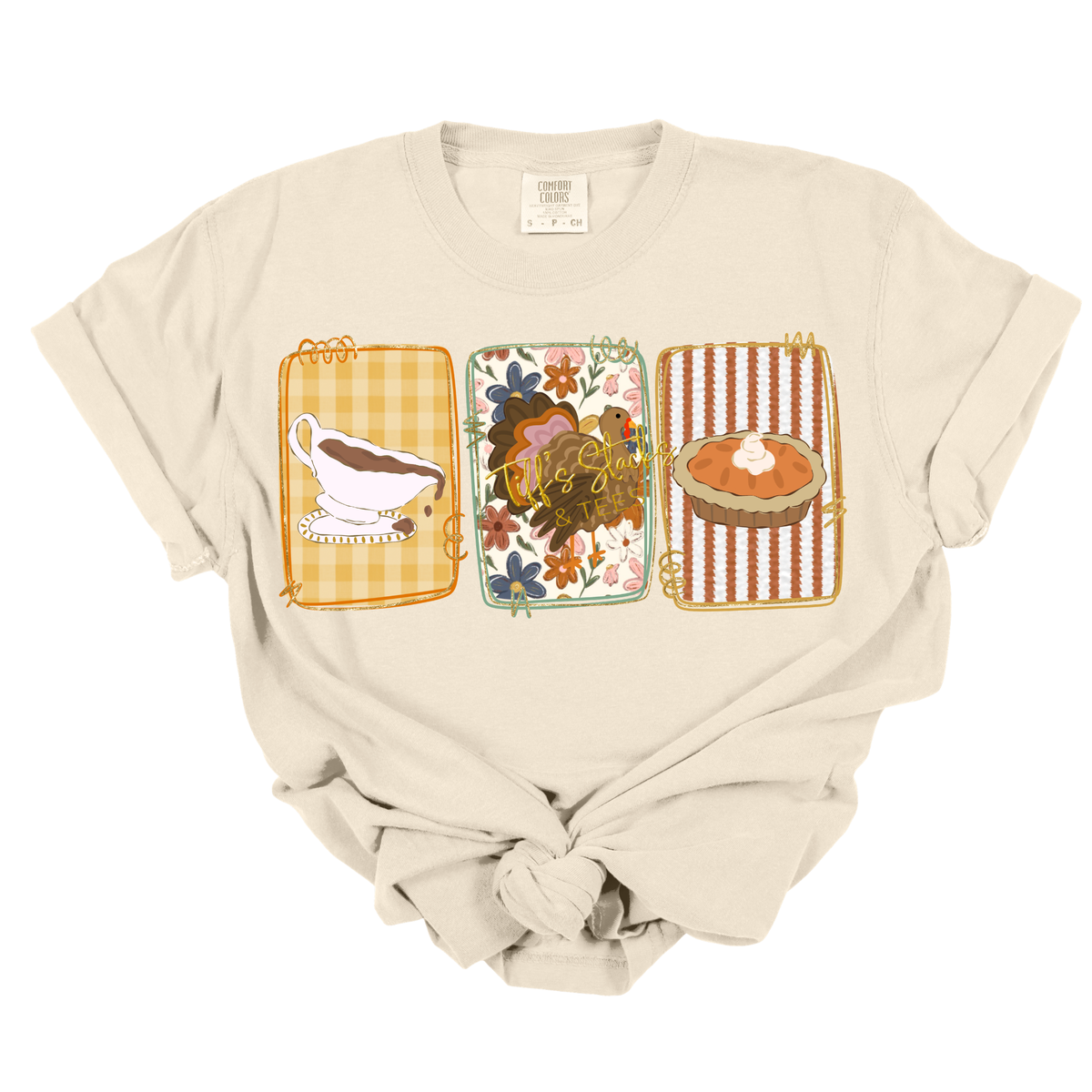 Turkey Gravy Pumpkin Pie Blocks
