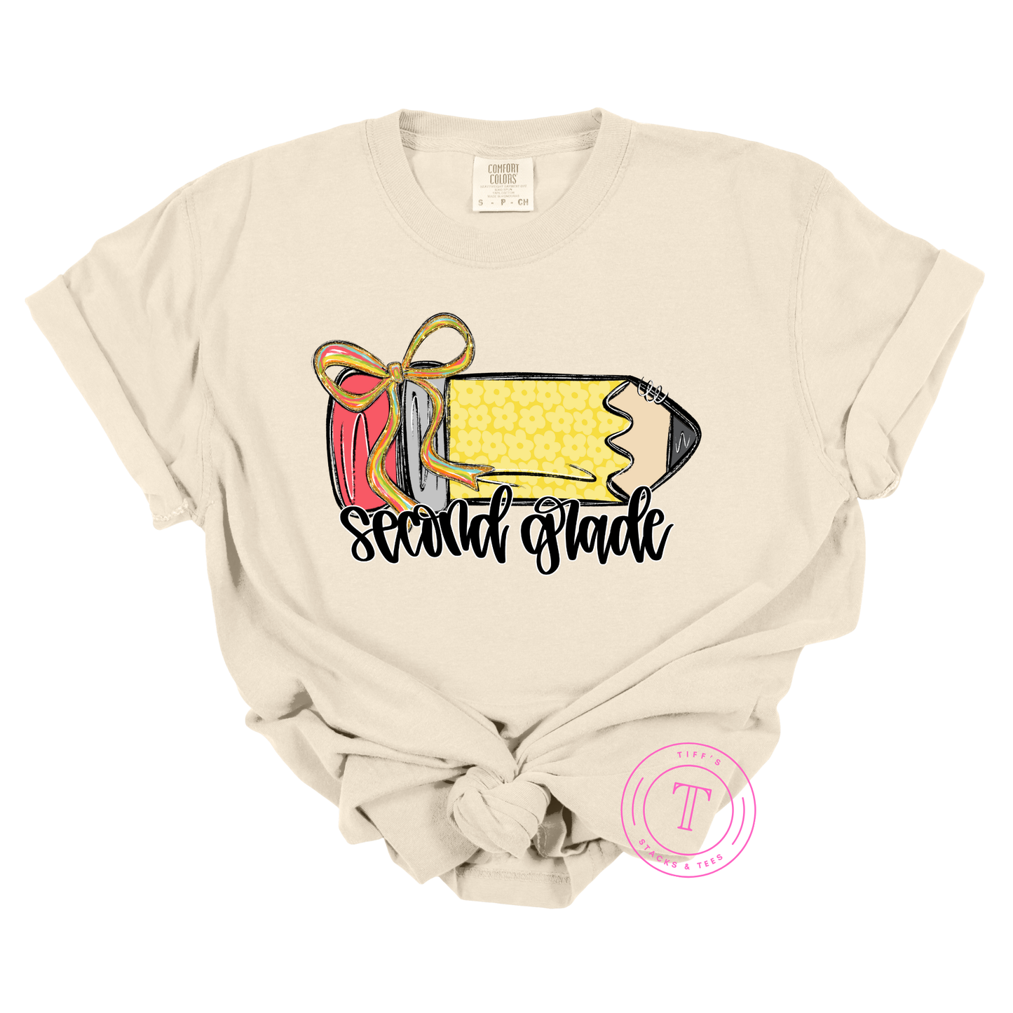 Grade Level Pencil w/ Coquette Bow Youth