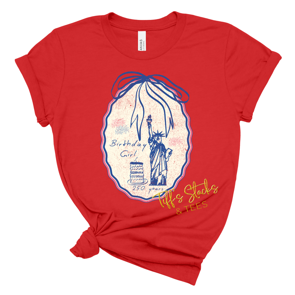 Statue of Liberty Birthday Girl Coquette Youth