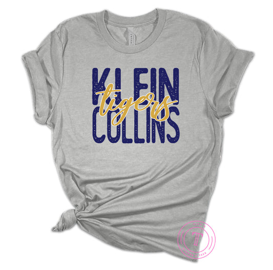 Klein Collins Tigers Grunge