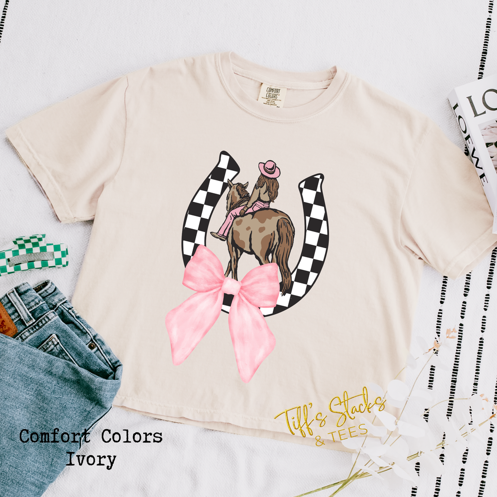 Checkered Coquette Horseshoe