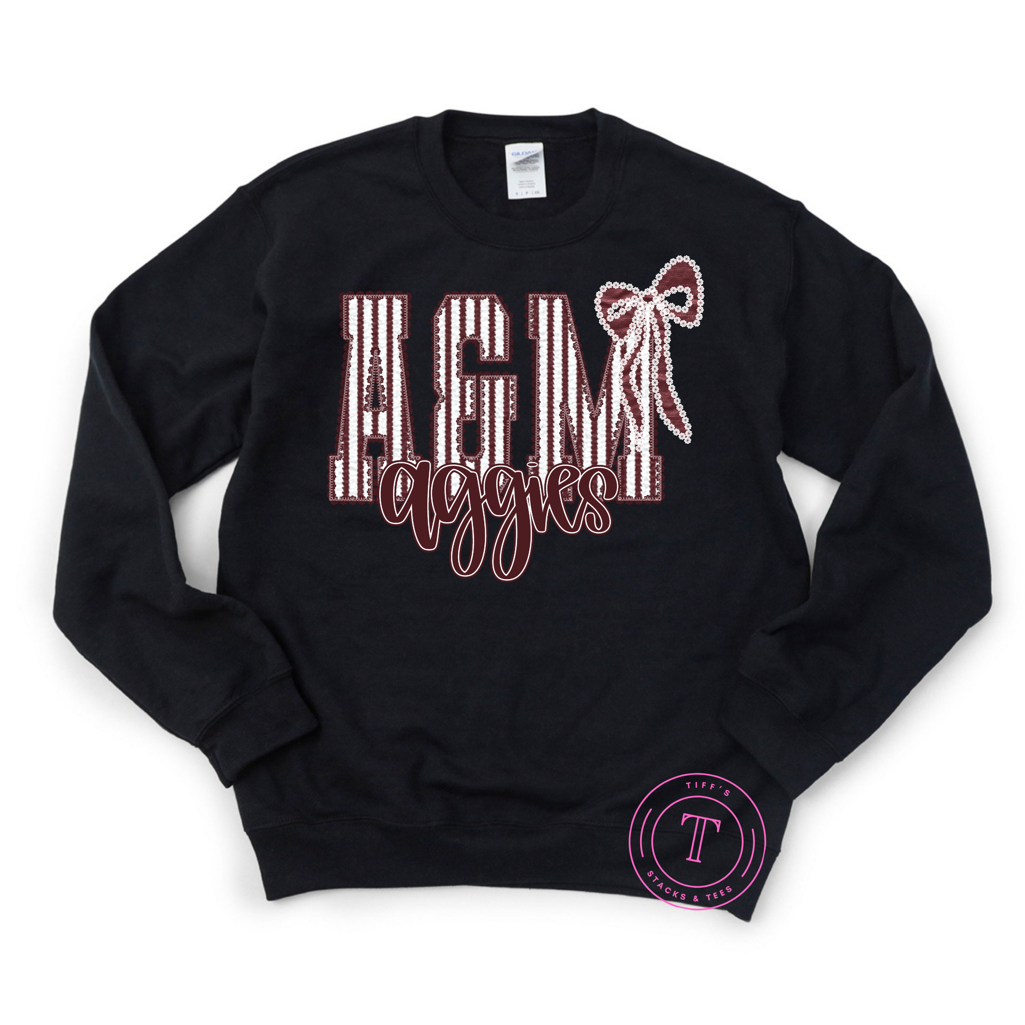 A&M Seersucker w/ Aggies