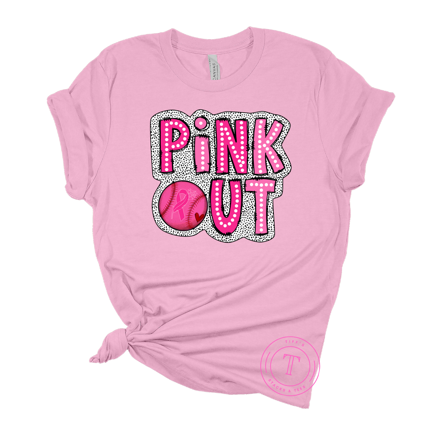 Pink Out Softball/Baseball Dal Dot Youth