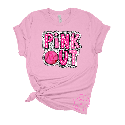 Pink Out Softball/Baseball Dal Dot Youth