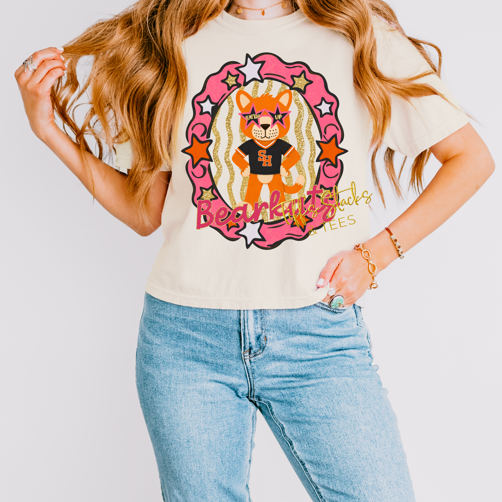Bearkats (SH) Preppy Shimmer Mascot