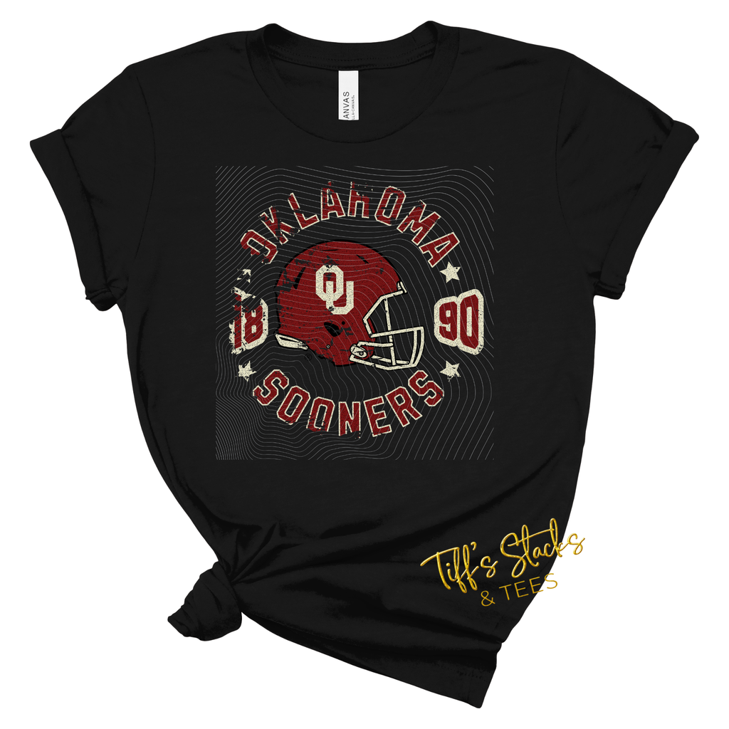 Oklahoma Sooners w/ Football Helmet