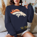 Broncos Faux Fabric Stitch