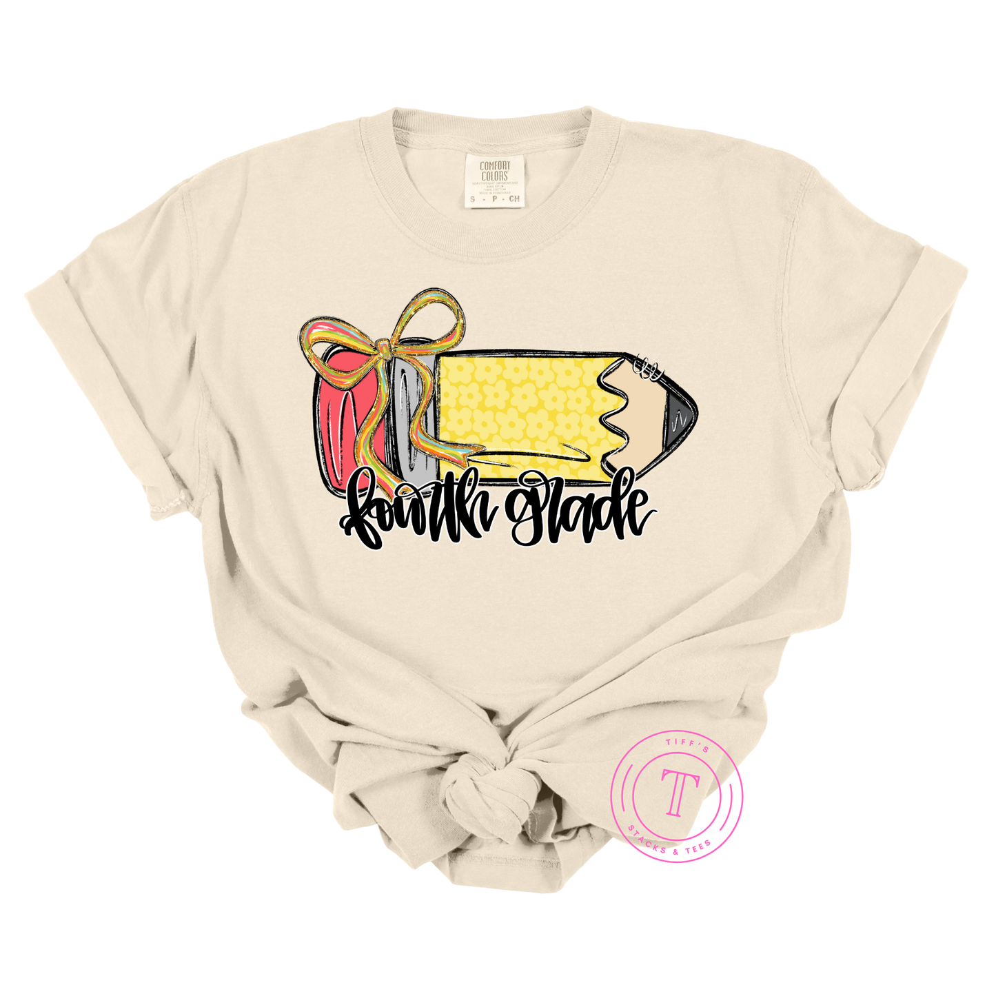 Grade Level Pencil w/ Coquette Bow Youth