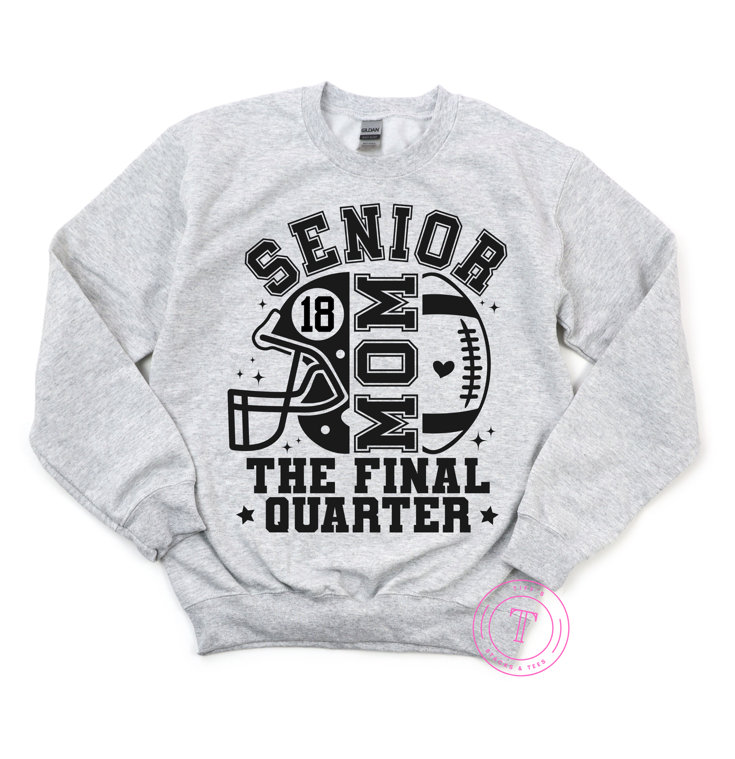 Senior Football Mom - The Final Quarter (CAN PERSONALIZE WITH #)