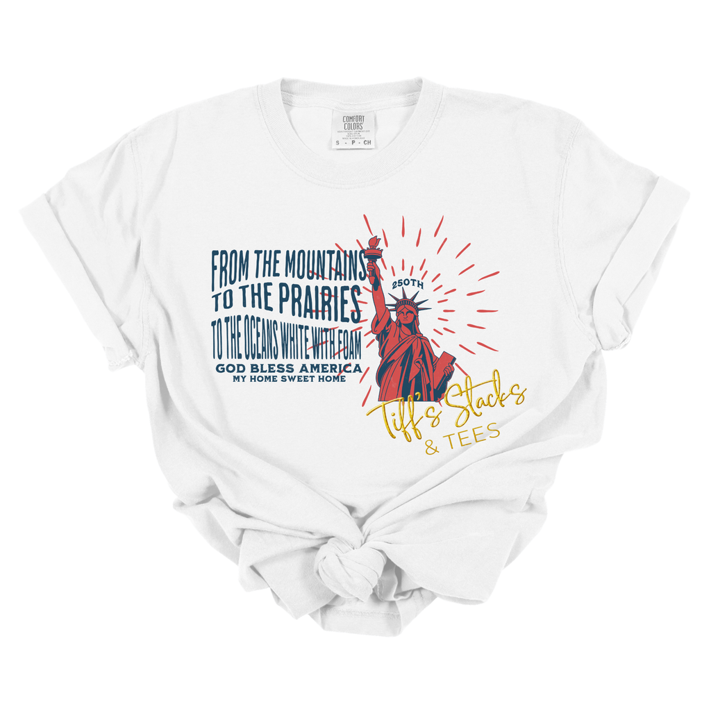 God Bless America w/ Statue of Liberty