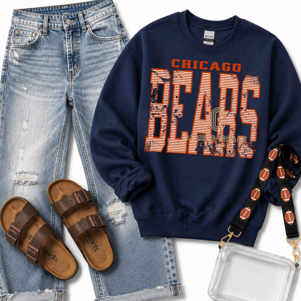 Bears Striped Vintage