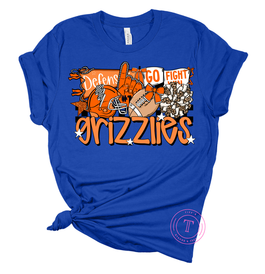 Grizzlies Football Go Fight Win Youth