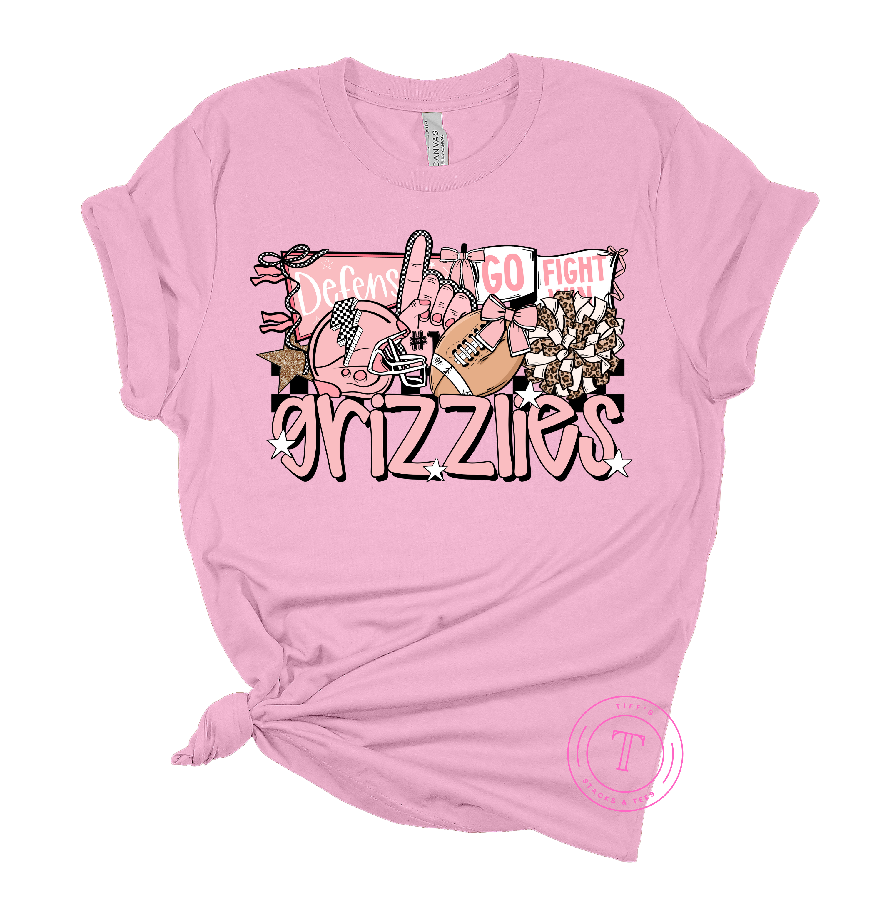 Grizzlies Football Pink Out Youth