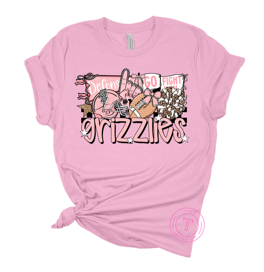 Grizzlies Football Pink Out Youth