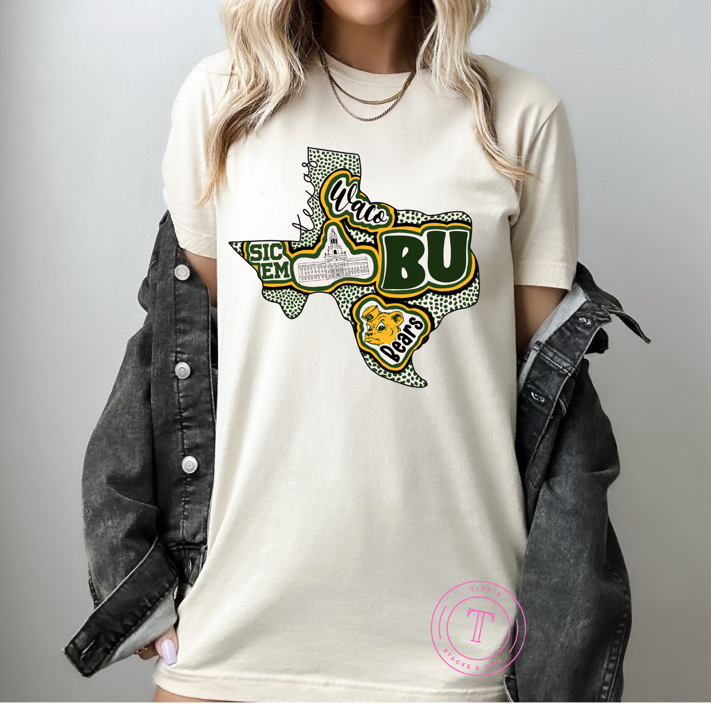 Baylor Hand Drawn Texas