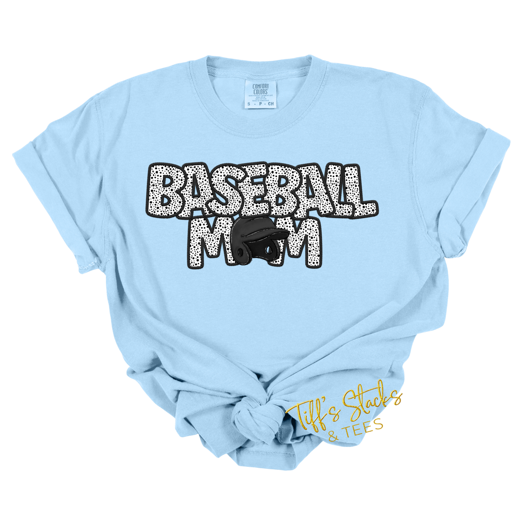 Baseball Mom w/ Helmet