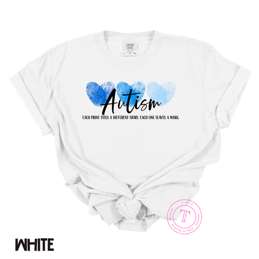 Autism Awareness - Each Print Tells a Different Story
