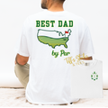 Best Dad by Par Masters Front/Back