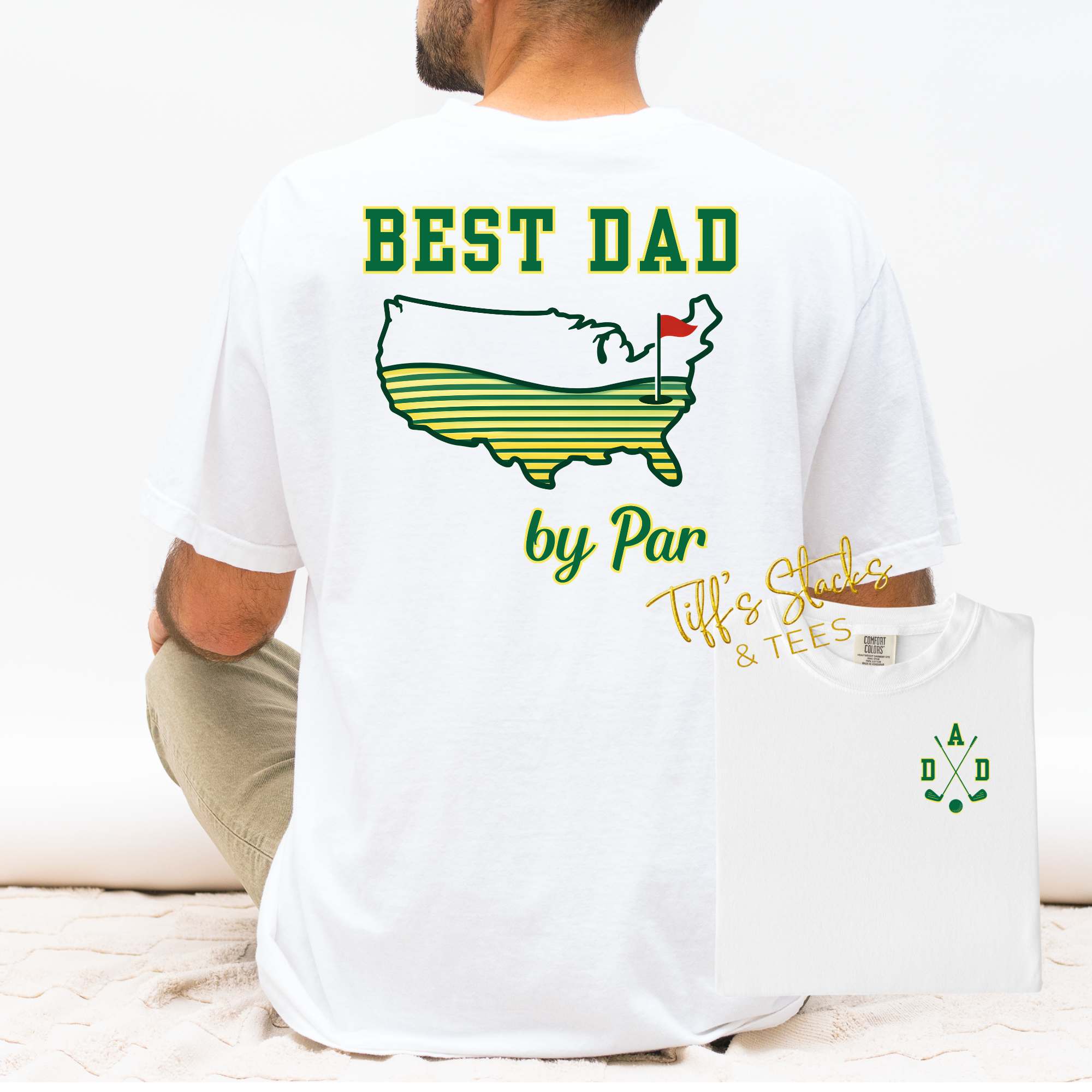 Best Dad by Par Masters Front/Back