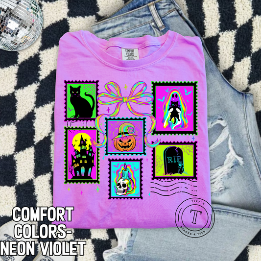 Halloween Neon Coquette Picture Frames