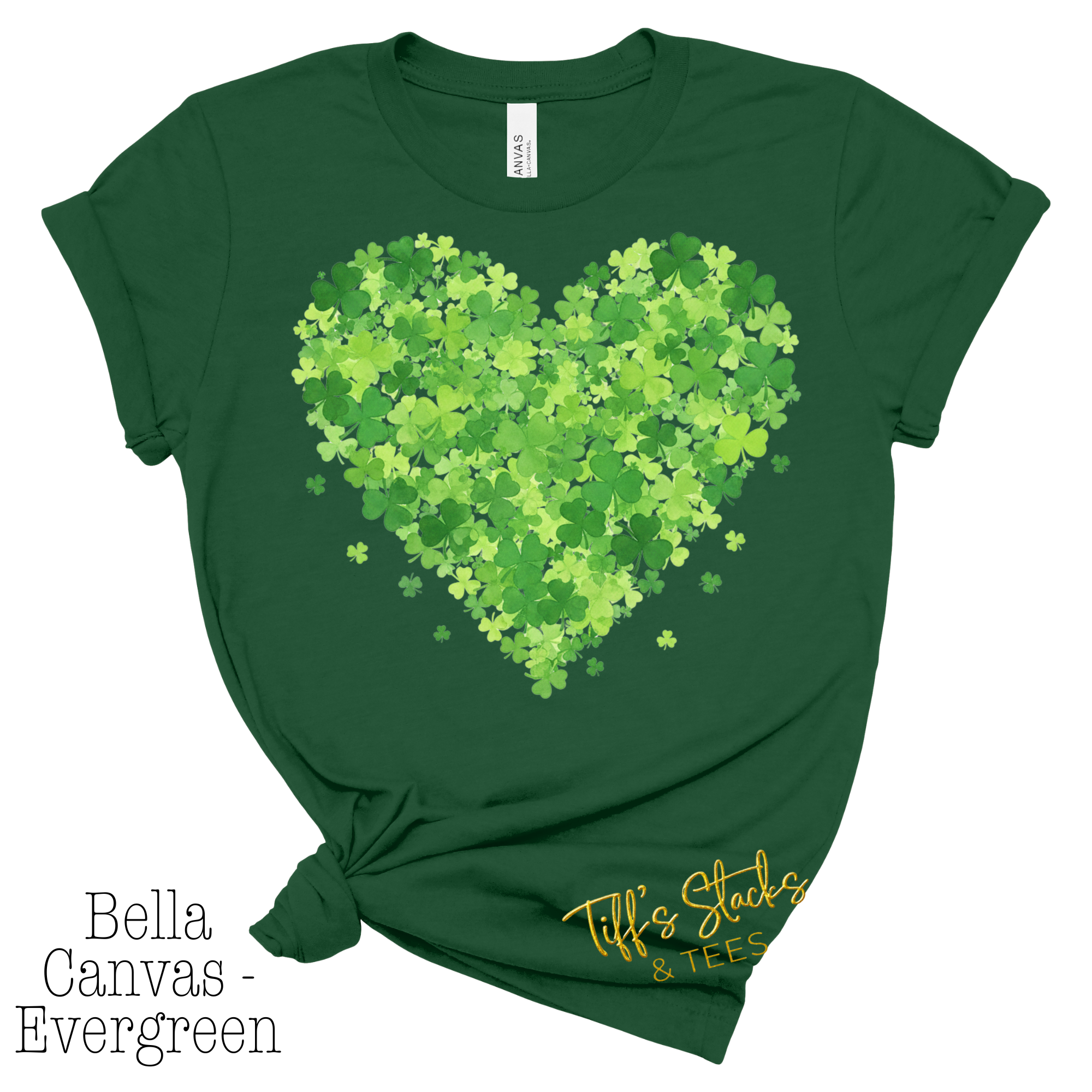 St. Patrick's Day Heart Full of Shamrocks