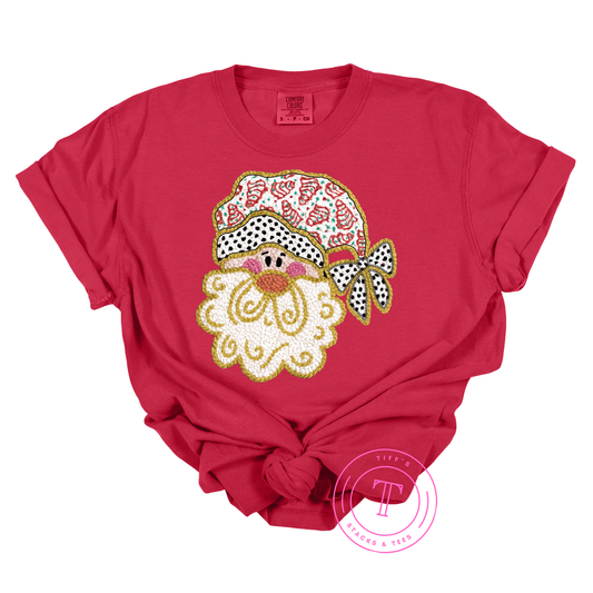 Santa w/ Snack Cakes Faux Yarn Youth