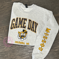 Game Day Sweatshirt w/ MIZZOU on Sleeve