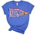 Kaufman Cougars Gingham Pennant