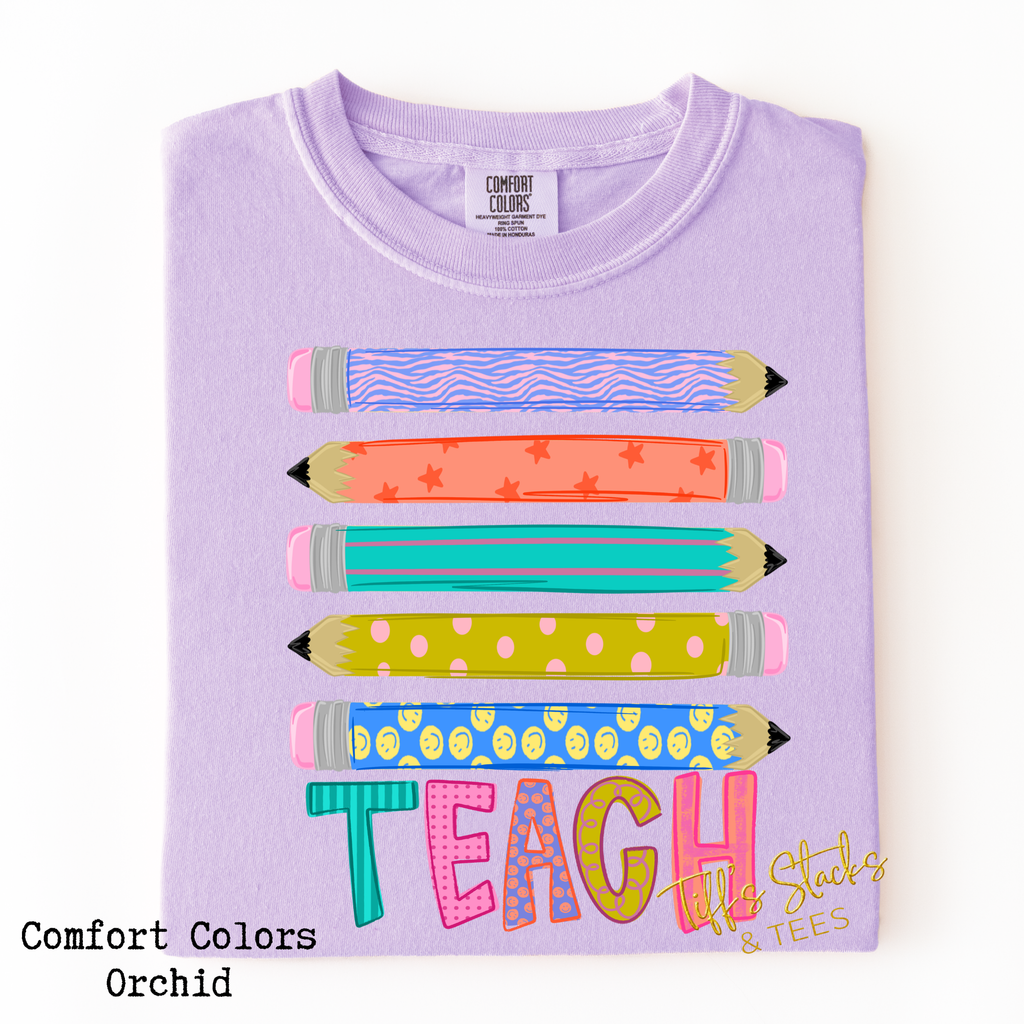 Teach w/ Stacked Preppy Pencils