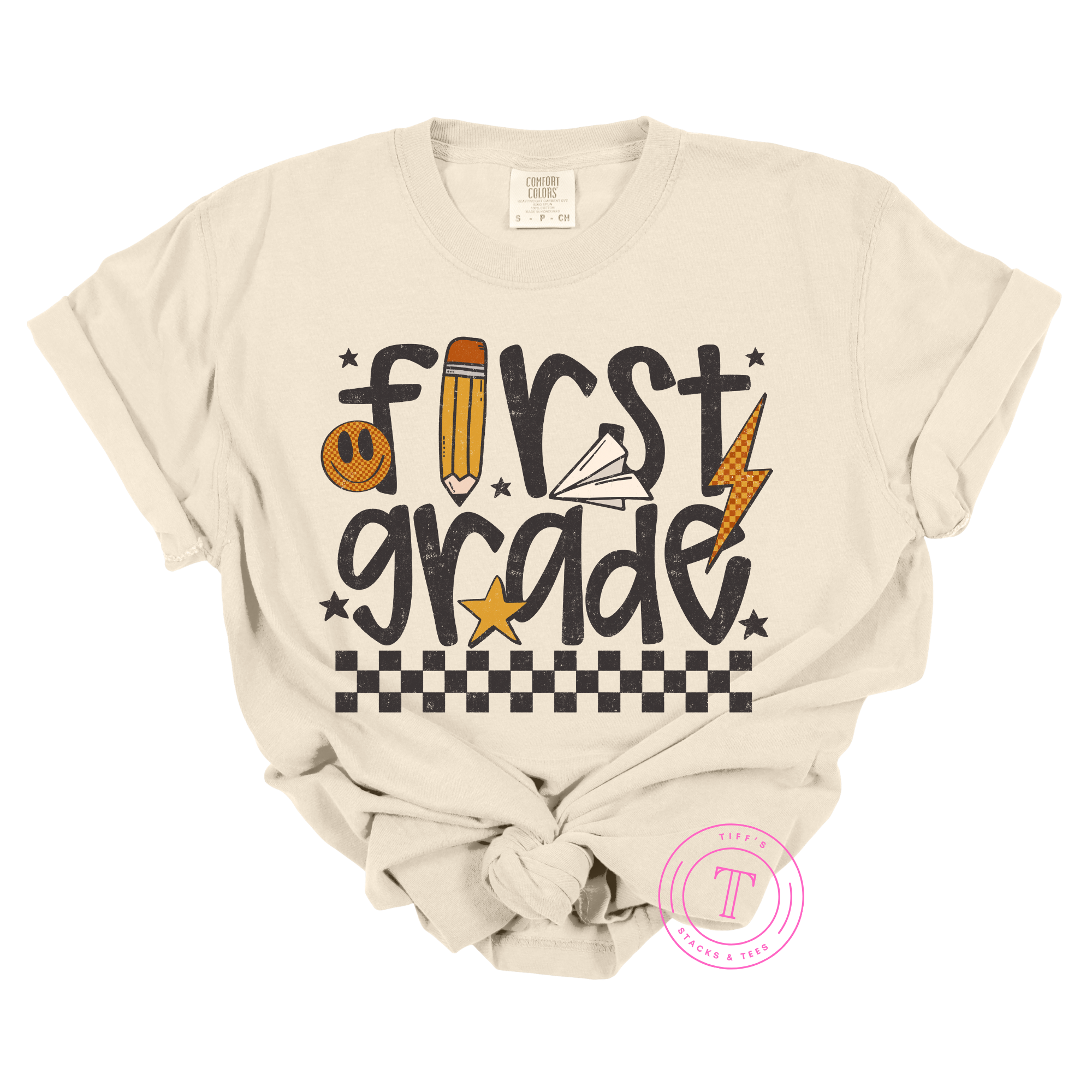 Grade Levels Pencil w/ Checkers