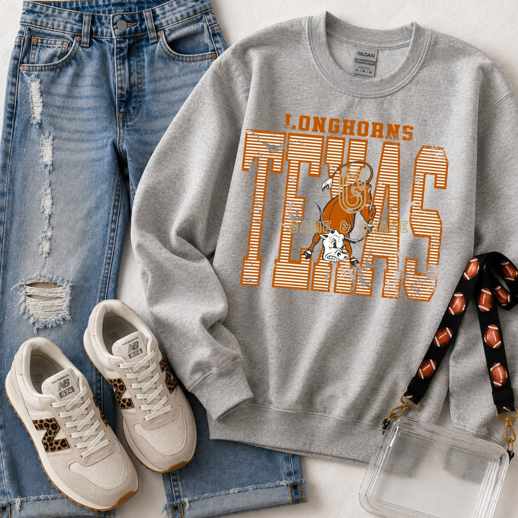 Texas Longhorns Striped Vintage