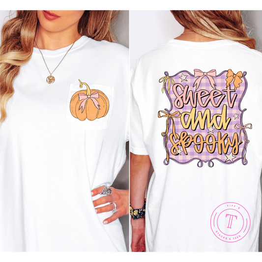 Sweet and Spooky Coquette Front/Back Youth