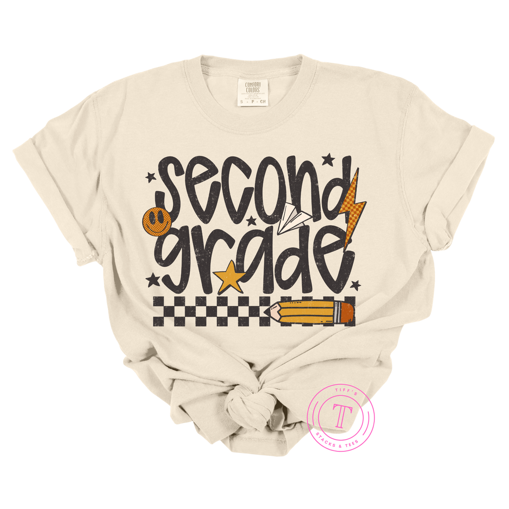 Grade Levels Pencil w/ Checkers