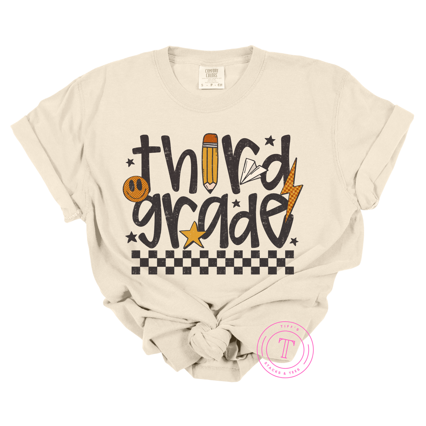 Grade Levels Pencil w/ Checkers