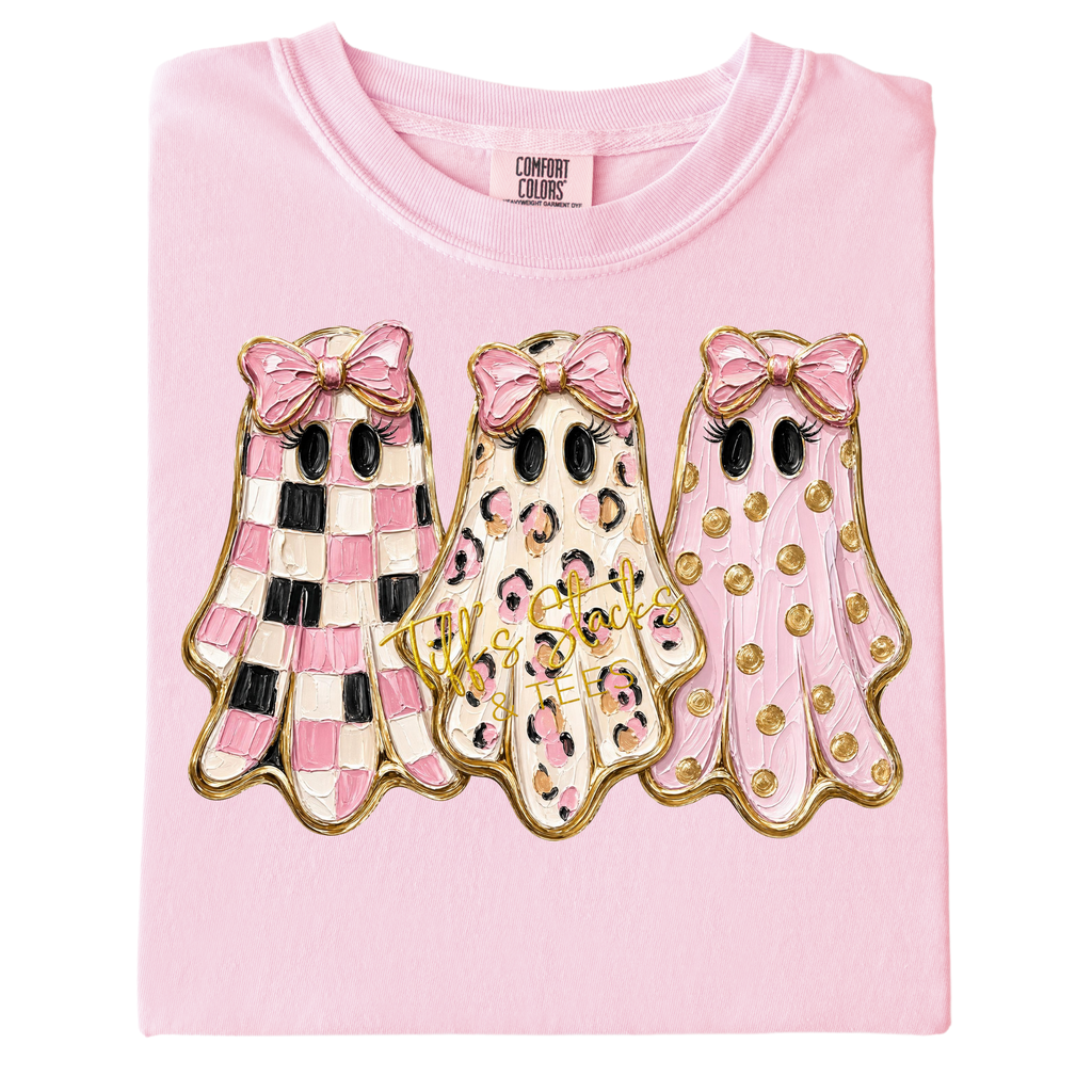 Preppy Pink Ghost Trio