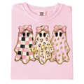 Preppy Pink Ghost Trio