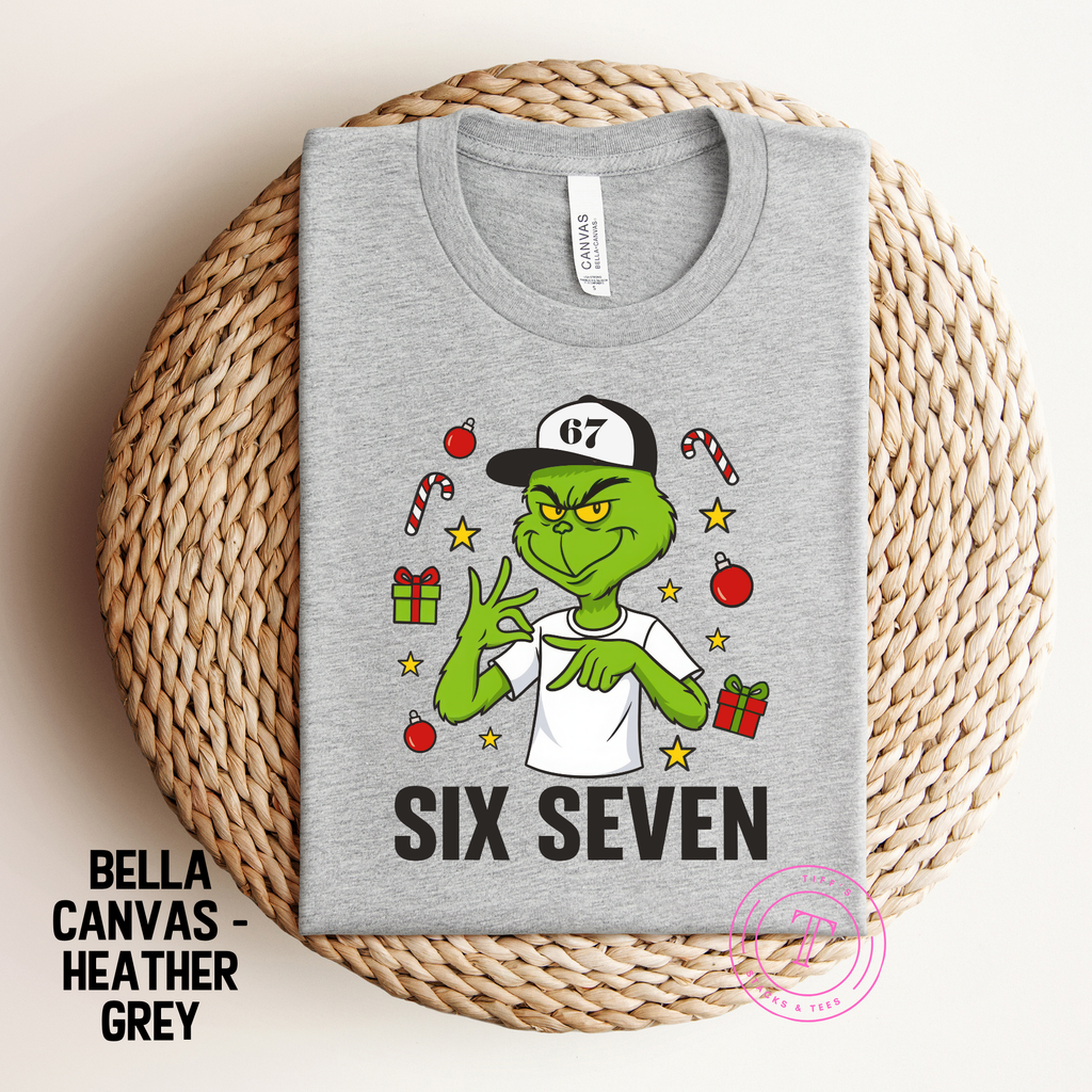 Six Seven Christmas Grinch Youth