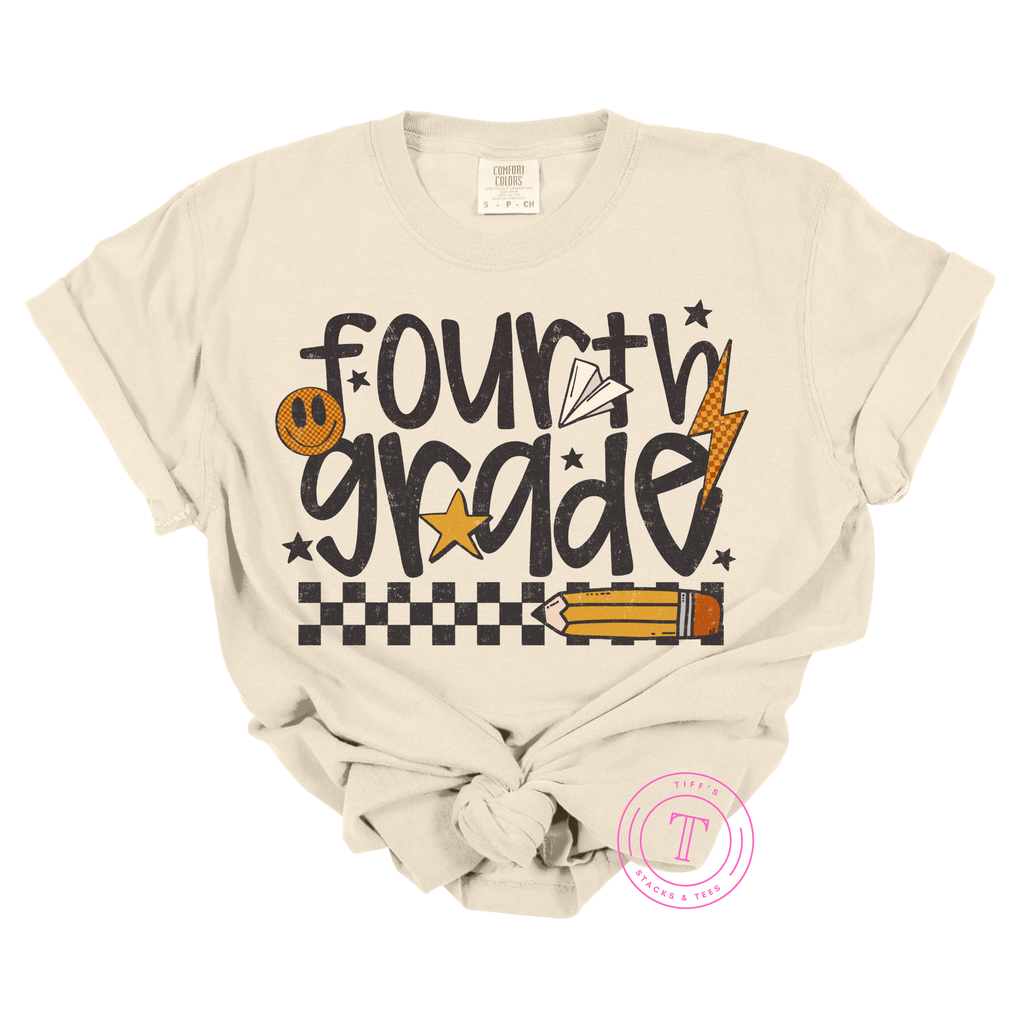 Grade Levels Pencil w/ Checkers