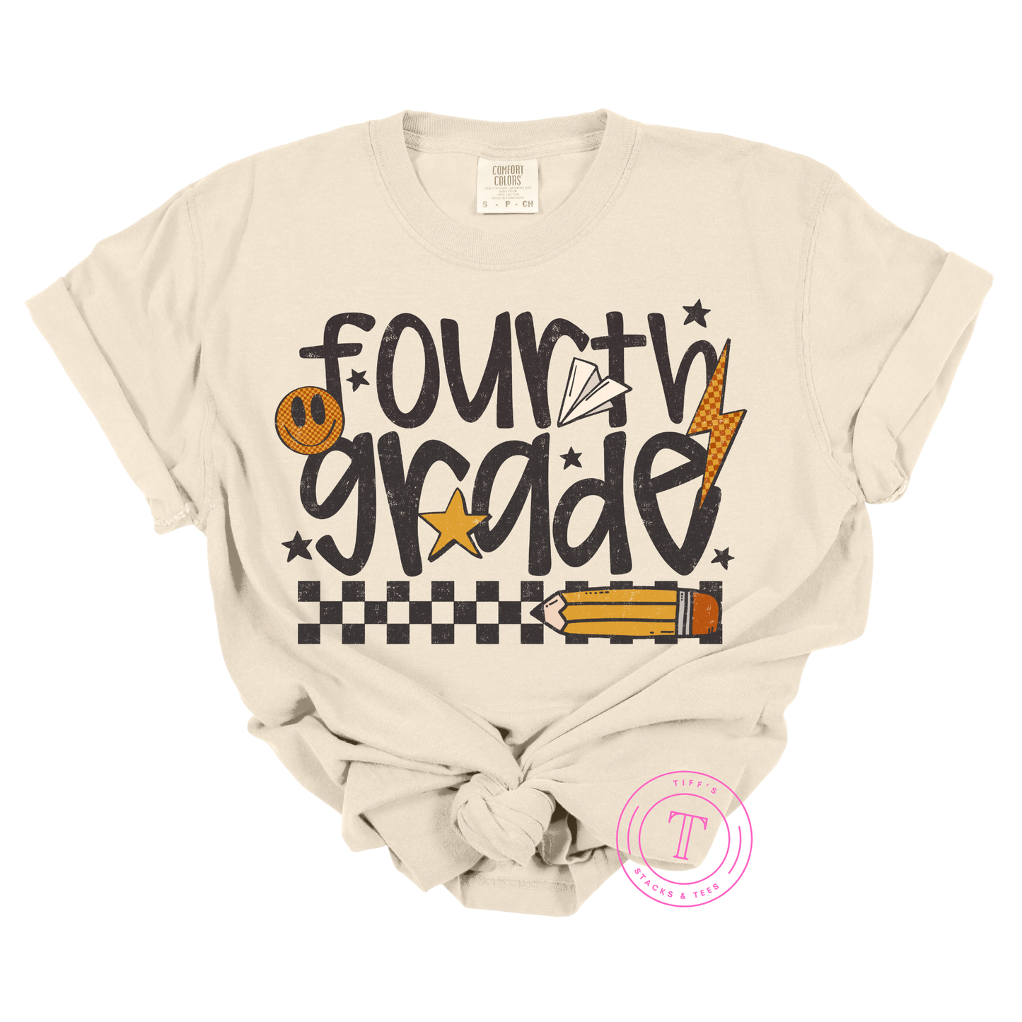 Grade Levels Pencil w/ Checkers