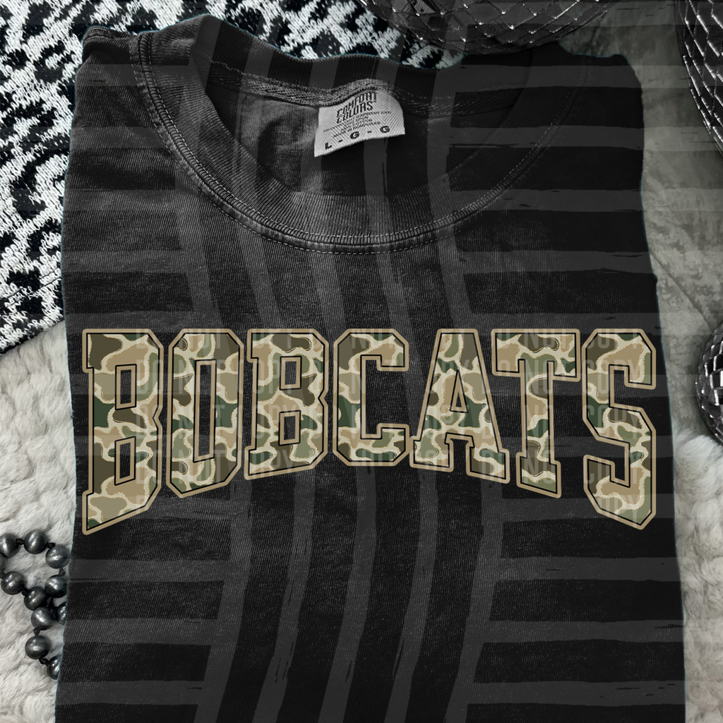 Bobcats Camo Varsity