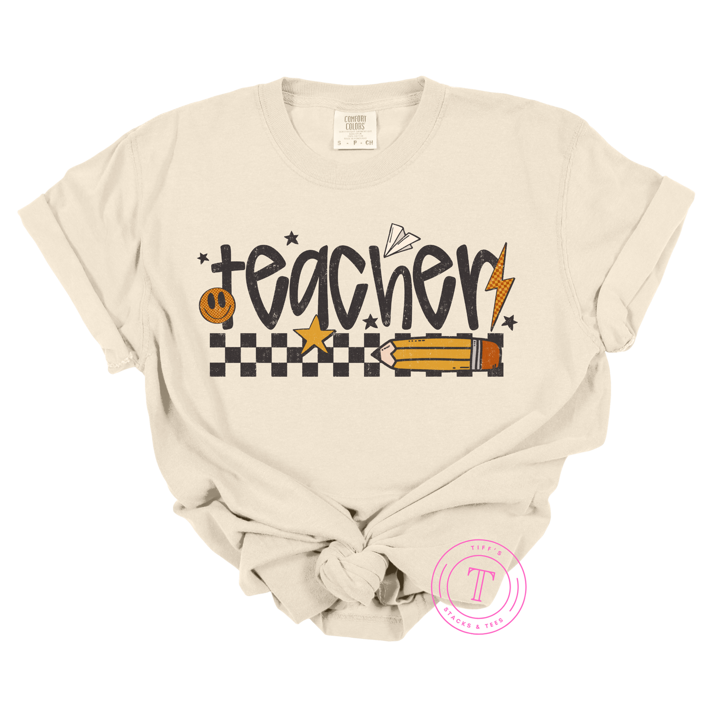 Grade Levels Pencil w/ Checkers
