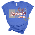 Bartlett Bobcats Preppy Striped Coquette