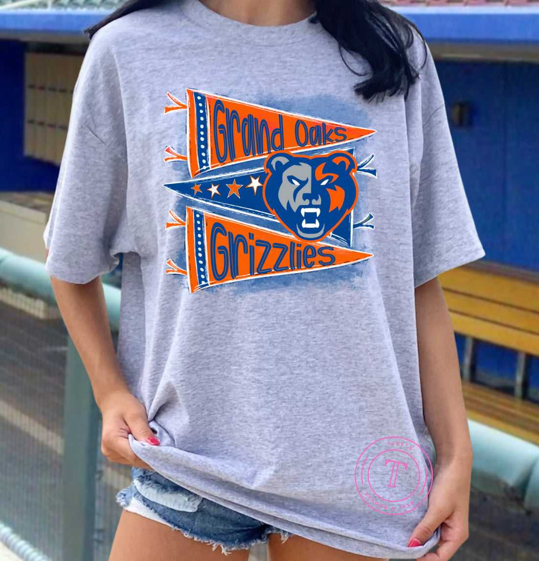 Grand Oaks Grizzlies Pennant Flags