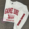 Game Day Sweatshirt w/ Boomer Sooner on Sleeve