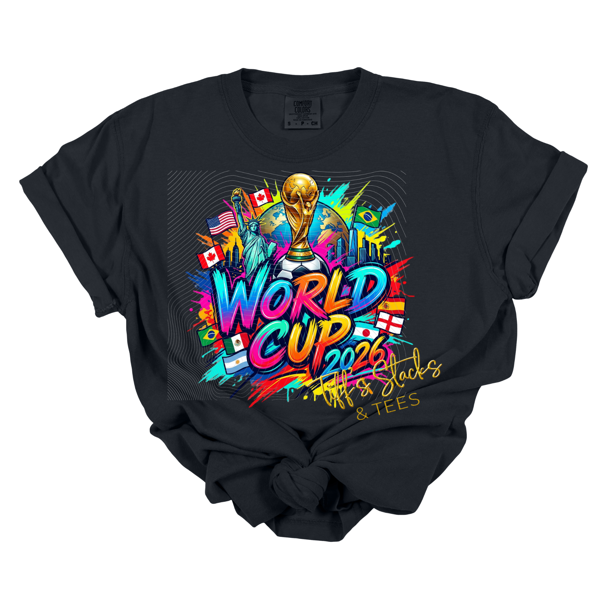 World Cup 2026 Colorful Splatter