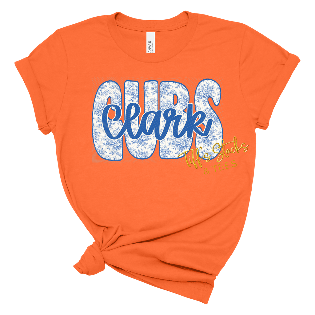 Clark Cubs Vintage Floral